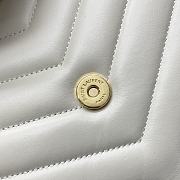 YSL Medium Loulou 32 White Leather Gold Hardware 5101 - 5