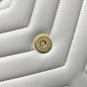 YSL Medium Loulou 23 White Leather Gold Hardware 5100 - 3