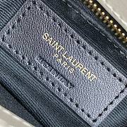 YSL Toy Loulou 20 Dark Blue Leather Gold Hardware - 6