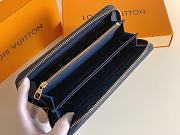 Louis Vuitton Zippy Wallet 19 Dark Blue Embossed Taurillon Monogram M80958 - 3
