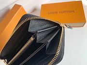 Louis Vuitton Zippy Wallet 19 Black Embossed Taurillon Monogram M61864 - 2