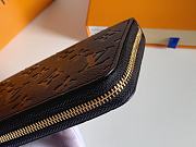 Louis Vuitton Zippy Wallet 19 Black Embossed Taurillon Monogram M61864 - 3