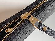 Louis Vuitton Zippy Wallet 19 Black Embossed Taurillon Monogram M61864 - 5