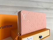 LV  Zippy Wallet Light Pink Embossed Taurillon Monogram 11459 - 6