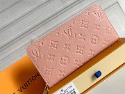 LV  Zippy Wallet Light Pink Embossed Taurillon Monogram 11459 - 2