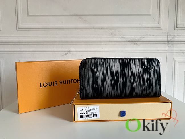 LV Zippy Wallet Black Epi Leather 11463 - 1