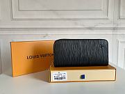 LV Zippy Wallet Black Epi Leather 11463 - 1