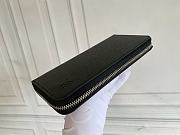 LV Zippy Wallet Black Leather 11464 - 6