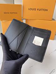 LV Wallet Black Embossed Taurillon Monogram 11474 - 4