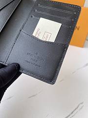 LV Wallet Black Embossed Taurillon Monogram 11474 - 2