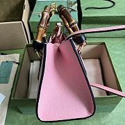 Gucci Diana small shoulder bag 27 pink leather - 6