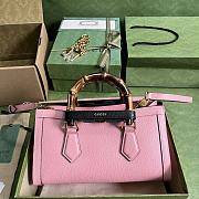 Gucci Diana small shoulder bag 27 pink leather - 5