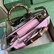 Gucci Diana small shoulder bag 27 pink leather - 3