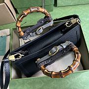 Gucci Diana small shoulder bag 27 black leather - 5