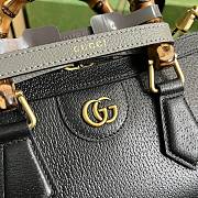 Gucci Diana small shoulder bag 27 black leather - 6