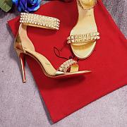 Louboutin high heels 10cm in gold 11515 - 5