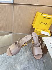 Fendi First Nude Leather High-Heeled Sandals 9.5cm - 6