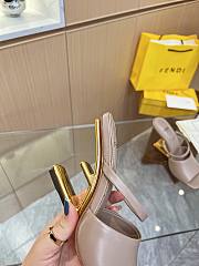 Fendi First Nude Leather High-Heeled Sandals 9.5cm - 4