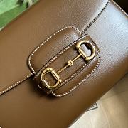 Gucci Horsebit 1955 Medium Brown Leather 702049 - 4