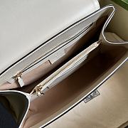 Gucci Horsebit 1955 Medium White Leather 702049 - 3
