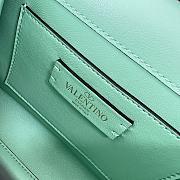 Valentino Garavani Embellished VSLING Top-Handle Bag Green - 6