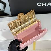 Chanel Small Flap Bag Light Pink and Gold - 2