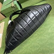 Gucci Deco Medium Tote Bag in Black Leather - 4