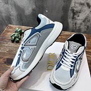 Dior B31 Sneaker Blue Gray Mesh and Technical Fabric - 4