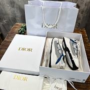 Dior B31 Sneaker Blue Gray Mesh and Technical Fabric - 3