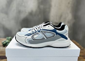 Dior B31 Sneaker Blue Gray Mesh and Technical Fabric