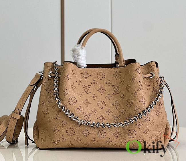 LV Bella Tote Mahina Brown 11606	 - 1