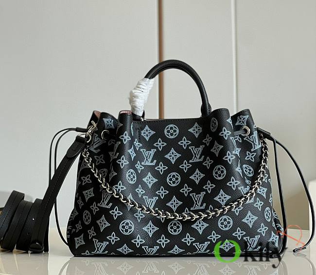 LV Bella Tote Mahina Black 11608 - 1