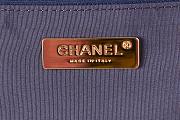 Chanel 19 Handbag Dark Blue Denim 30 Jumbo  - 2