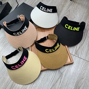 Celine Visor Straw Hat 11622