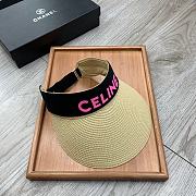 Celine Visor Straw Hat 11622 - 6