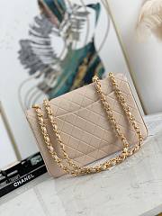 Chanel Jumbo Quilted Flapbag Apricot Calfskin Leather - 3