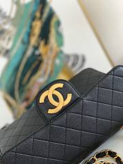 Chanel Jumbo Quilted Flapbag Black Caviar Leather - 3