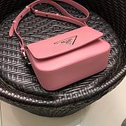 Prada Saffiano Shoulder Bag in Pink 1BD249 - 3