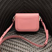 Prada Saffiano Shoulder Bag in Pink 1BD249 - 4