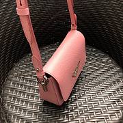 Prada Saffiano Shoulder Bag in Pink 1BD249 - 6