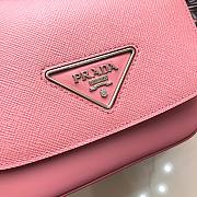 Prada Saffiano Shoulder Bag in Pink 1BD249 - 5