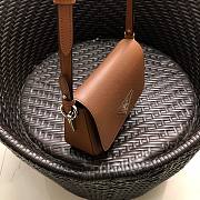 Prada Saffiano Shoulder Bag in Brown 1BD249 - 3