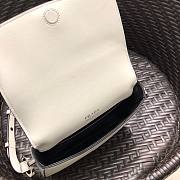 Prada Saffiano Shoulder Bag in White 1BD249 - 6