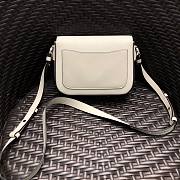 Prada Saffiano Shoulder Bag in White 1BD249 - 5