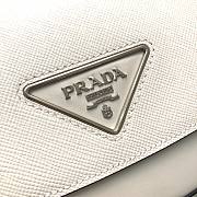 Prada Saffiano Shoulder Bag in White 1BD249 - 4