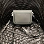 Prada Saffiano Shoulder Bag in Gray 1BD249 - 4