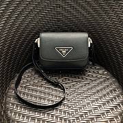 Prada Saffiano Shoulder Bag in Black 1BD249 - 1