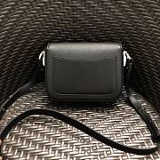 Prada Saffiano Shoulder Bag in Black 1BD249 - 5