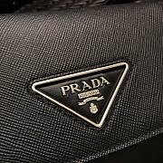 Prada Saffiano Shoulder Bag in Black 1BD249 - 3