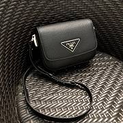 Prada Saffiano Shoulder Bag in Black 1BD249 - 2